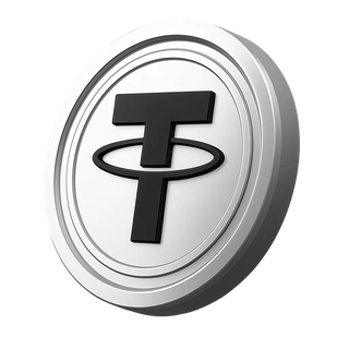 Token della criptovaluta Tether USDT all'interno dell'area dedicata alla costruzione della fiducia degli investitori